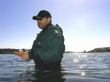 User submitted picture: Fly fishing friend Pierre...