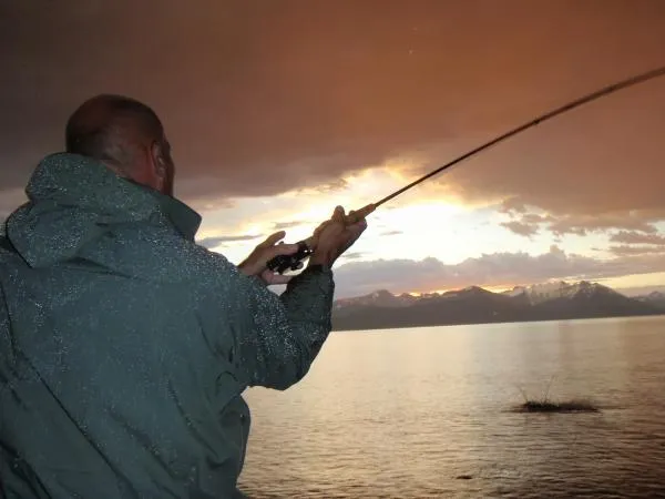 User submitted picture: stormfront gone, fish on
...